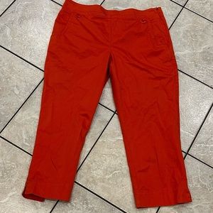Talbot’s Orange Capris Size 10